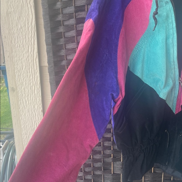 JH Collectibles Multicolor Bomber Jacket - Picture 4 of 9